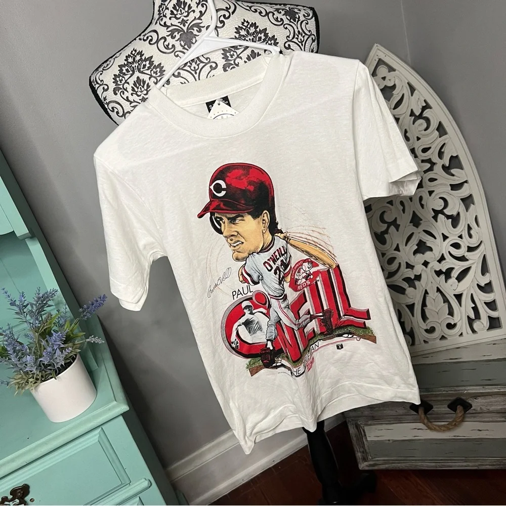 Genuine Merchandise MLB Cincinnati Reds Paul O’Neill Short Sleeve T-Shirt - Picture 1 of 5